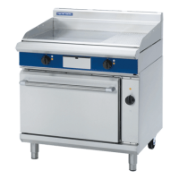 Blue Seal EP56 Electric 900mm Griddle with Convection Oven