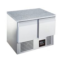 BLIZZARD BCC2-GR-TOP Compact Gastronorm Counter with Granite Worktop 240L, 700mm(d)