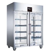 BLIZZARD BF2SSCR Glass Double Door Gastronorm Freezer 1300L