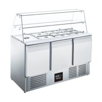 BLIZZARD BPD3 Compact Gastronorm Prep Station with Display 368L