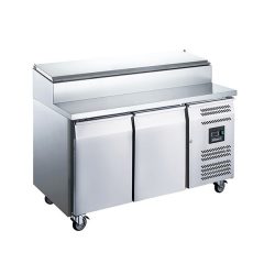 BLIZZARD HBC2EN Refrigerated Prep Counter with Raised Collar 282L
