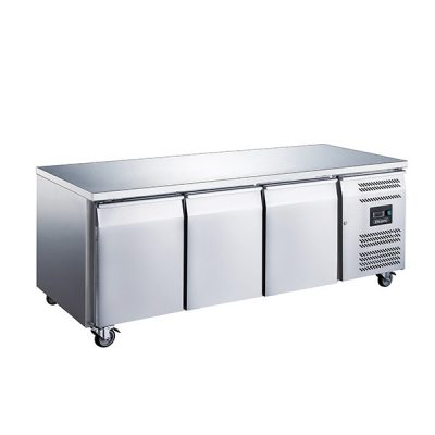 BLIZZARD LBC3SL Slim-line Stainless Steel Counter Freezer, 600mm (d) 228L