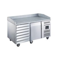 BLIZZARD BPB1500-7N Pizza Prep Counter with Neutral Drawers 228L