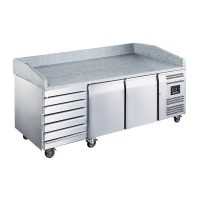 BLIZZARD BPB2000-7N Pizza Prep Counter with Neutral Drawers 428L