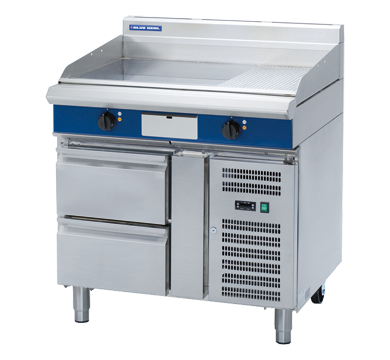 Blue Seal EP516-RB 900mm Electric Griddle with Refrigerated Base Blue Seal EP516-RB 900mm Electric Griddle with Refrigerated Base