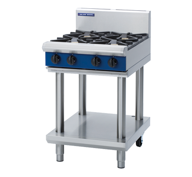 Blue Seal G514C-LS Gas Cooktop - Leg Stand, 600mm