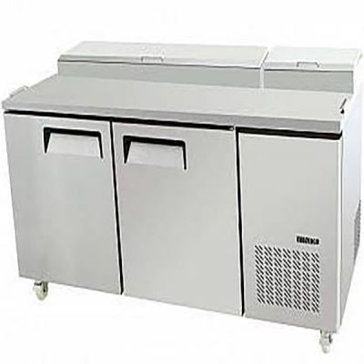 ATOSA MPF8202 Double Door Food Prep Table Fridge with GN Pans, 523L