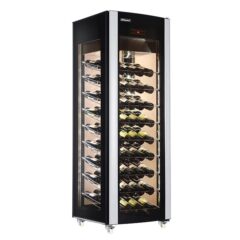 Blizzard WD400 Upright Curved Glass Door Wine Cooler, 400L81 bottles