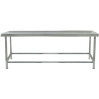 Parry LTAB18600W Stainless Steel Low Height Wall Table, 1800mm(w)