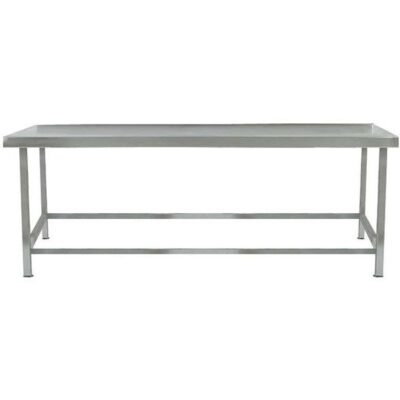 Parry LTAB18600W Stainless Steel Low Height Wall Table, 1800mm(w)