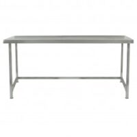 Parry TABN12600 Stainless Steel Centre Table with Void, 1200mm(w)