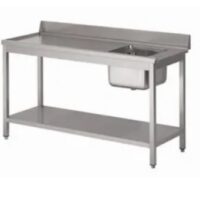 NOWAH Stainless Steel 1000mm Single Bowl Sink with Left Hand Drainer