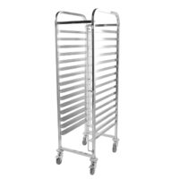 iMettos 15 Shelves Racking Trolley for Bakery Trays for 400 x 600mm trays
