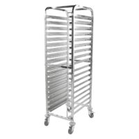 iMettos 18 Shelves Multifunctional Racking Trolley for both GN Pan 11 & Trays 400 x 600mm