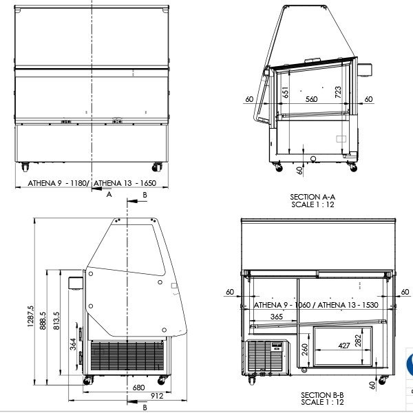 Crystal Athena9 Ice Cream Display 358L Crystal Athena9 Ice Cream Display 358L - Image 5