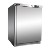 Sterling Pro Cobus SPR200S Single Door Stainless Steel Undercounter Refrigerator, 140 Litres