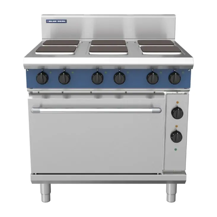 Blue Seal Evolution Series E506S - 900mm Electric Range Static Oven - Sealed Hobs