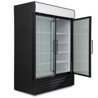 BLIZZARD GDF1200 Double Glass Door Freezer Merchandiser 1134L