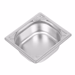GN 1/6 Stainless Steel Gastronorm Pans & Lids