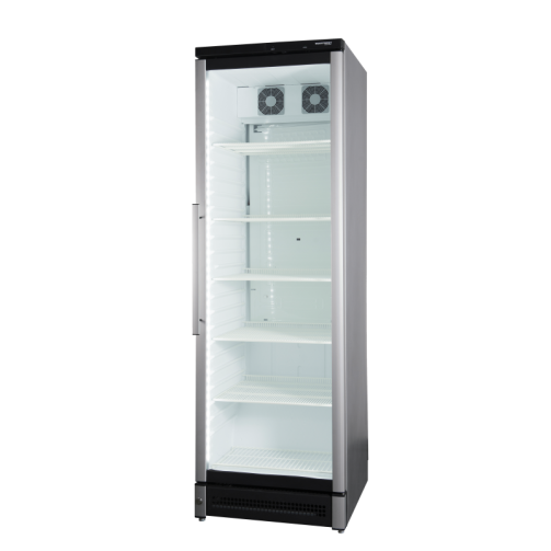 GRADED Vestfrost M 180 Glass Single Door Upright Fridge, 381L