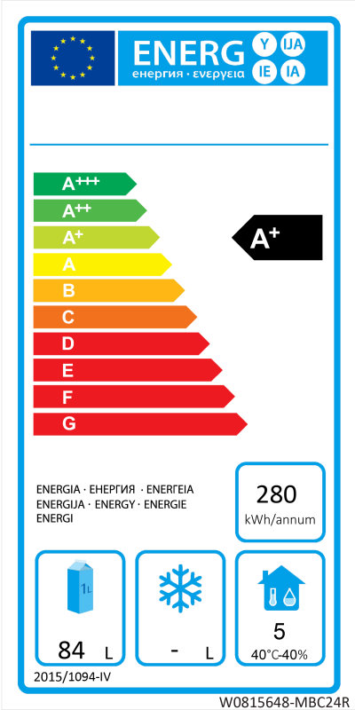 ATOSA Energy Rating MBC24R