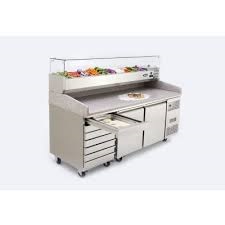ATOSA EPF3480GR Pizza Counter 2 Doors 7 Drawers 250L