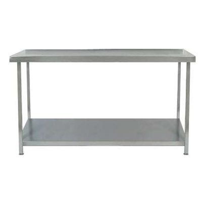 Parry TAB06600 Stainless Steel Centre Table With One Undershelf - 600mm(w)
